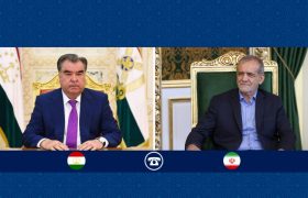 تاکید روسای جمهور ایران و تاجیکستان بر تحکیم مناسبات راهبردی