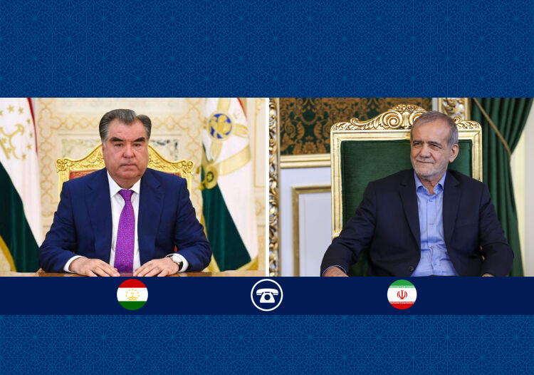 تاکید روسای جمهور ایران و تاجیکستان بر تحکیم مناسبات راهبردی