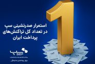 استمرار صدرنشینی سپ در تعداد کل تراکنش‌های پرداخت ایران